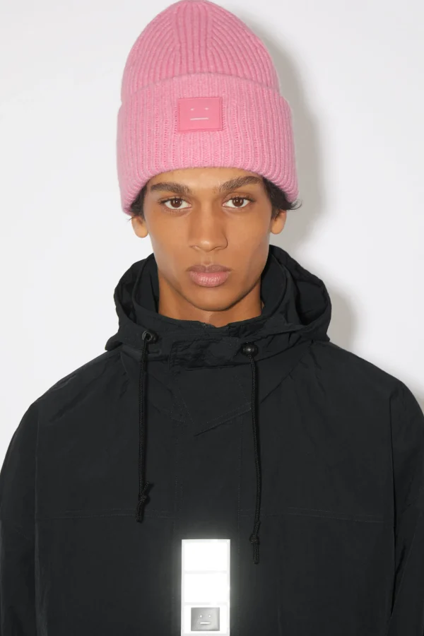 Beanie Mit Grosem Face-Logo>Acne Studios Online