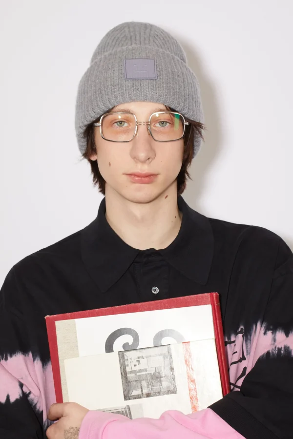 Beanie Mit Grosem Face-Logo>Acne Studios Hot