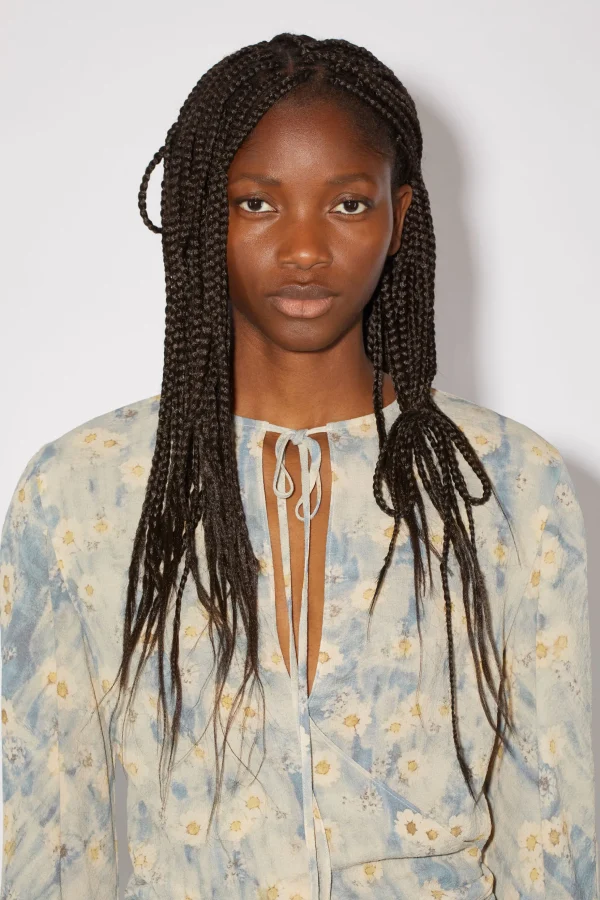 Bedrucktes Wickelkleid>Acne Studios Best