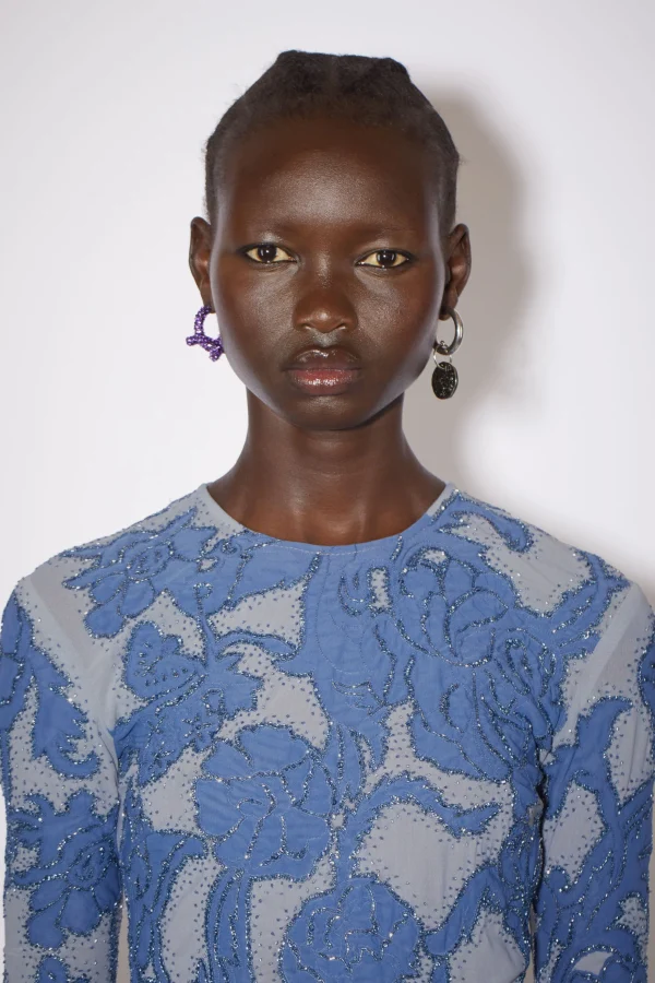 Besticktes Kleid Aus Mesh>Acne Studios Best