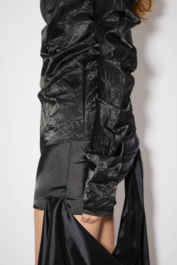 Bluse Aus Satin Mit Rollkragen>Acne Studios Online
