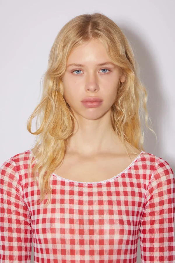 Body Mit Gingham-Muster>Acne Studios Discount
