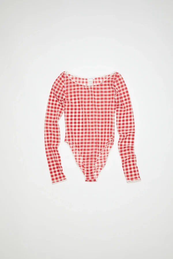 Body Mit Gingham-Muster>Acne Studios Discount