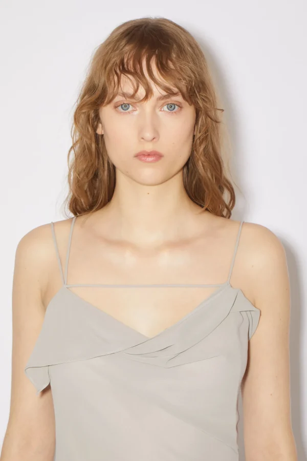 Chiffonkleid Mit Ruschen>Acne Studios Best Sale
