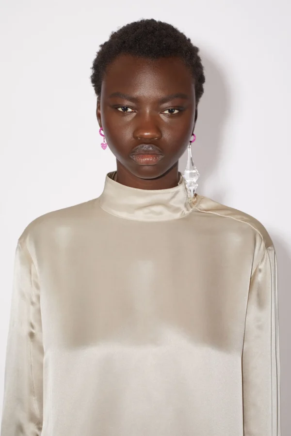 Figurnahes Satin-Hemd>Acne Studios New