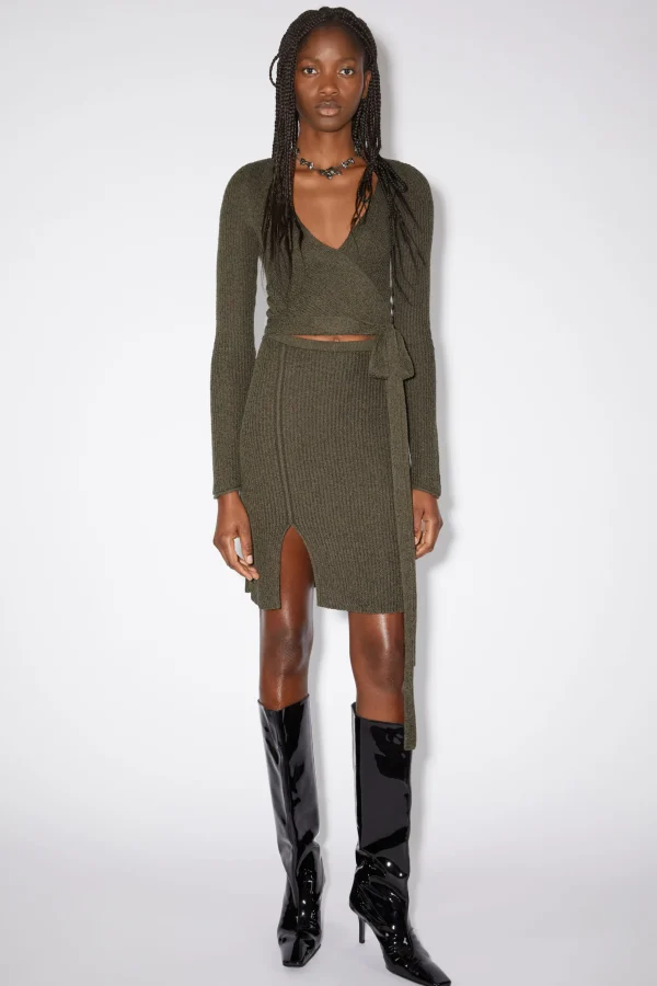 Geripptes Strickkleid>Acne Studios New