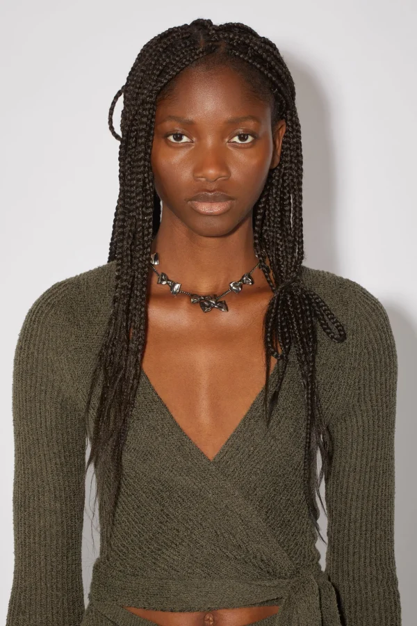 Geripptes Strickkleid>Acne Studios New