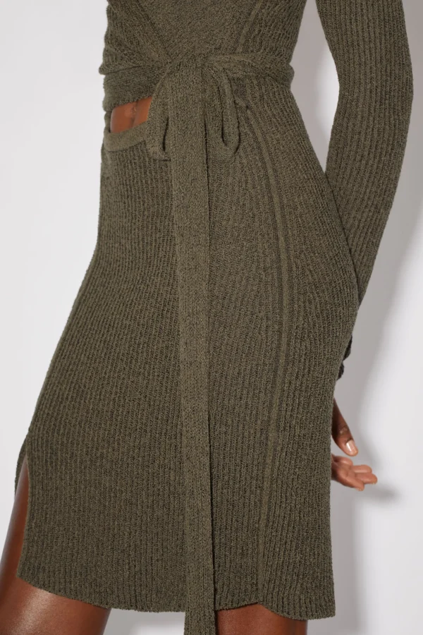 Geripptes Strickkleid>Acne Studios New