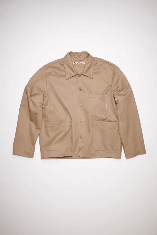 Jacke Aus Baumwoll-Twill>Acne Studios New