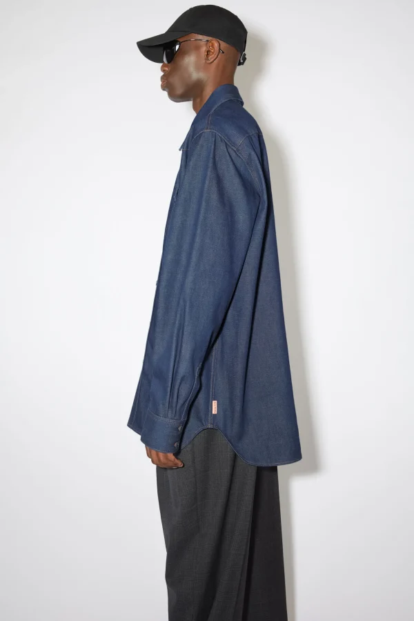 Jeanshemd Mit Knopfleiste>Acne Studios Cheap