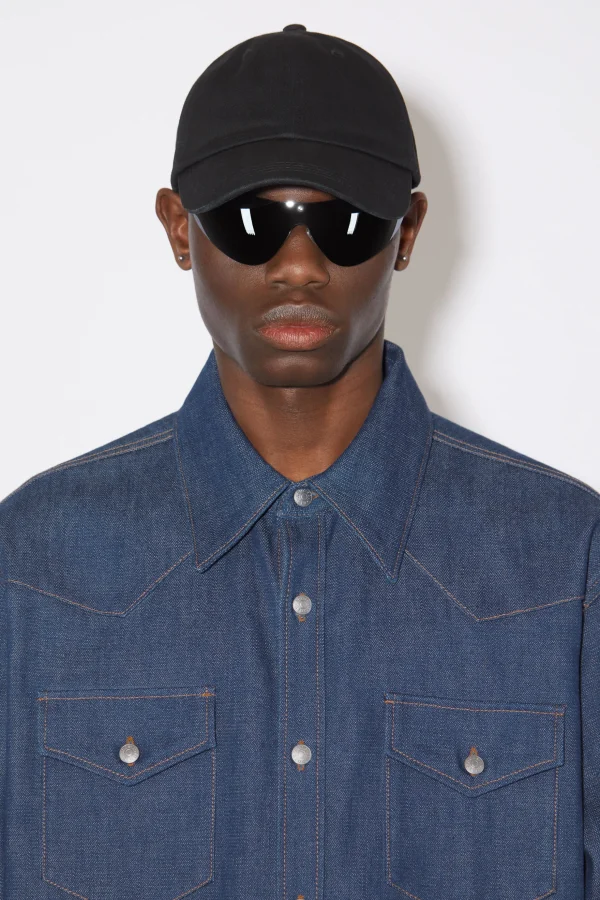 Jeanshemd Mit Knopfleiste>Acne Studios Cheap