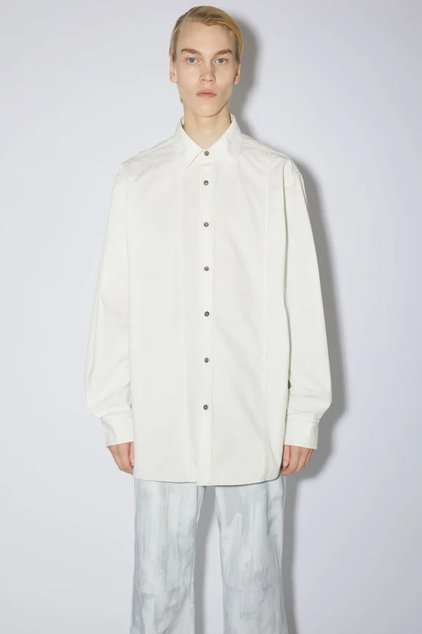 Jeanshemd Mit Knopfleiste>Acne Studios Discount