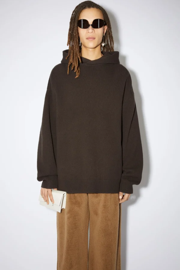 Kapuzen-Pullover Aus Wolle>Acne Studios Shop
