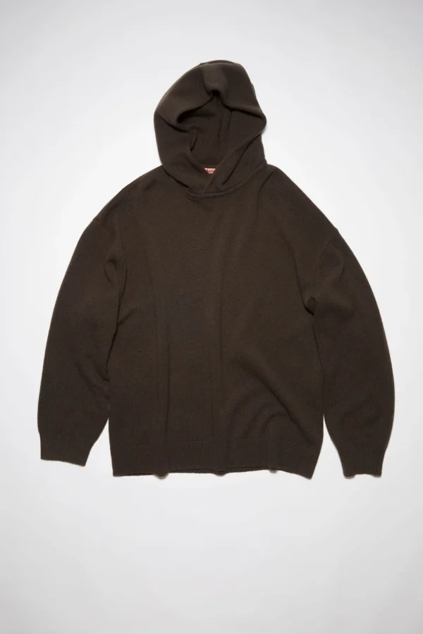 Kapuzen-Pullover Aus Wolle>Acne Studios Shop