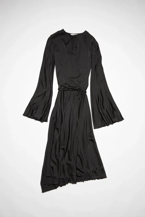 Langarmliges Satinkleid>Acne Studios Cheap