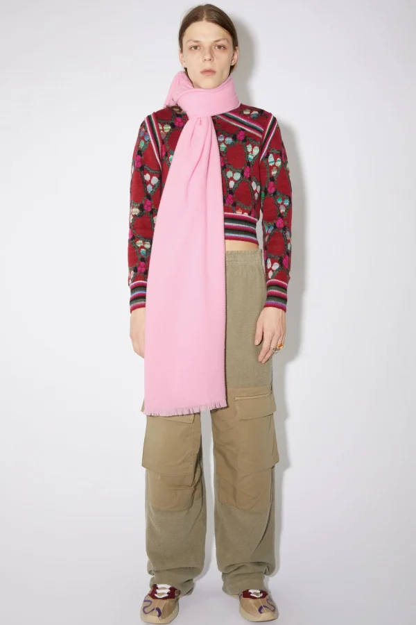 Oversized-Schal Aus Leichter Wolle>Acne Studios Shop