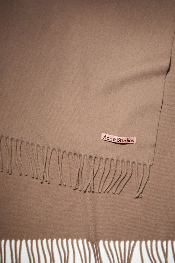 Oversized-Wollschal Mit Fransen>Acne Studios Cheap