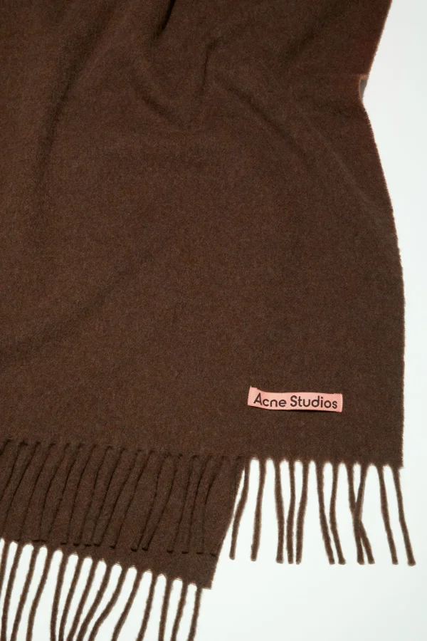 Oversized-Wollschal Mit Fransen>Acne Studios Store