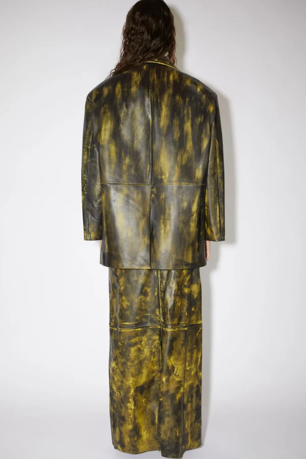 Painted Leather Jacket>Acne Studios Best Sale