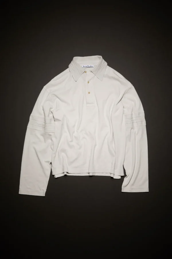 Polohemd Mit Logo-Tape>Acne Studios Shop