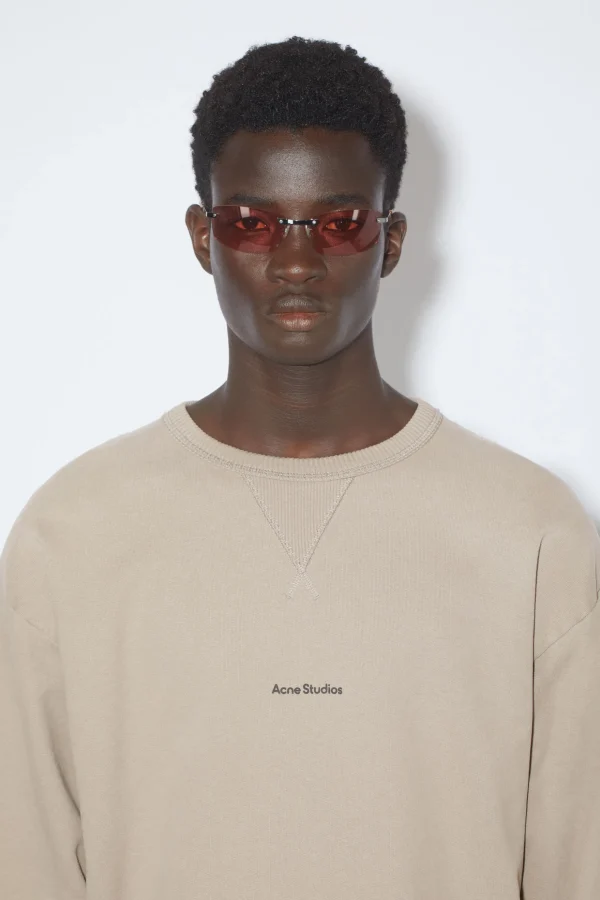 Pullover Mit Stempel-Logo>Acne Studios Outlet