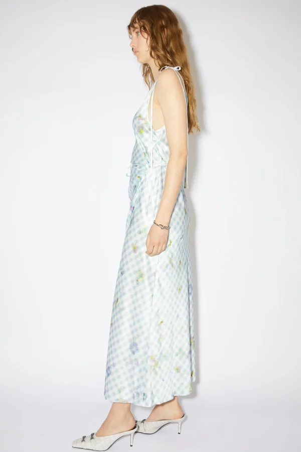 Satinkleid Mit Print>Acne Studios Best Sale