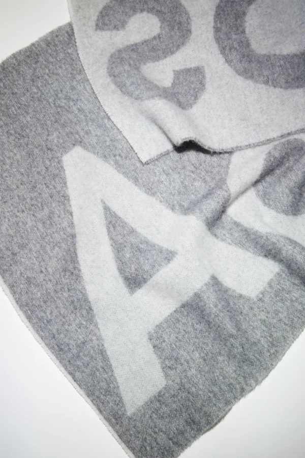 Schal Mit Logo-Jacquardmuster>Acne Studios Sale