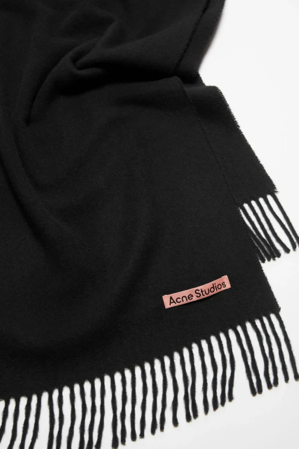 Schmaler Fransen-Schal Aus Kaschmir>Acne Studios Shop