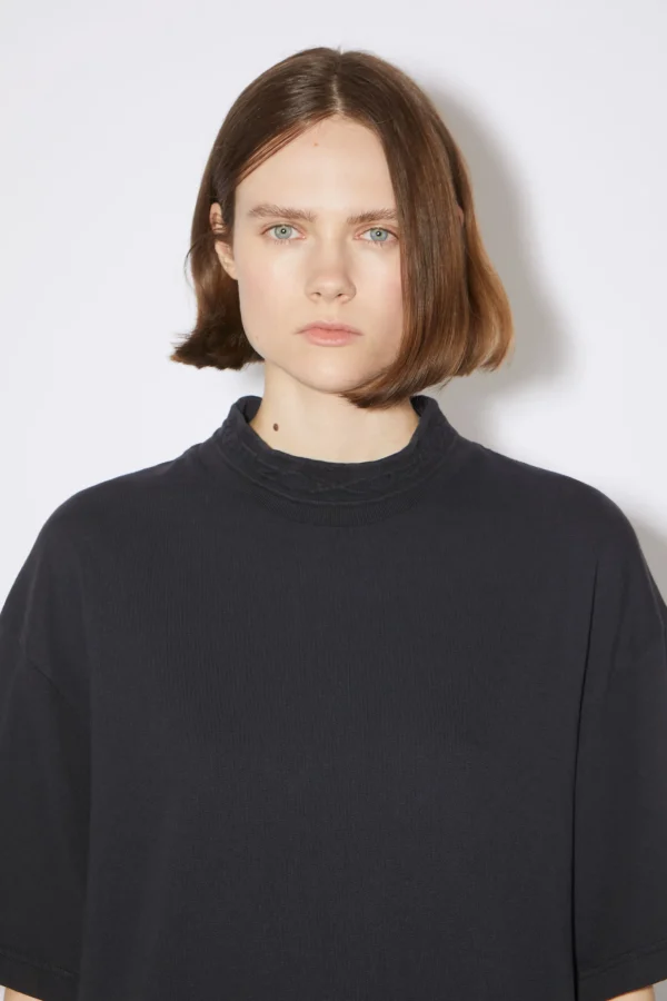 T-Shirt Mit Logo-Tape>Acne Studios Sale