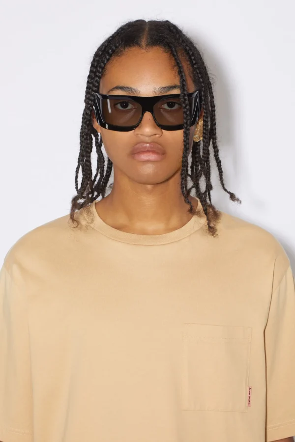 T-Shirt Mit Rundhalsausschnitt>Acne Studios Best