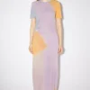 T-Shirt-Kleid Aus Tull>Acne Studios Discount