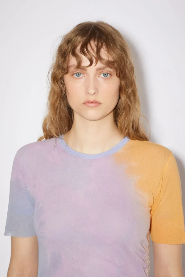 T-Shirt-Kleid Aus Tull>Acne Studios Discount