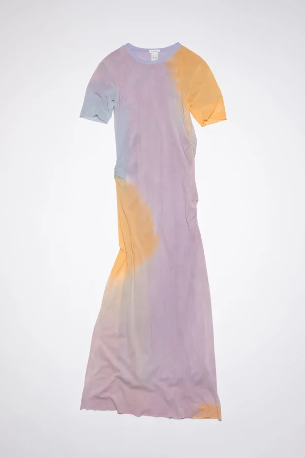 T-Shirt-Kleid Aus Tull>Acne Studios Discount