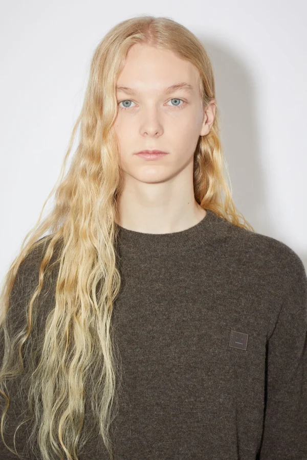 Wollpullover Mit Rundhalsausschnitt>Acne Studios Discount